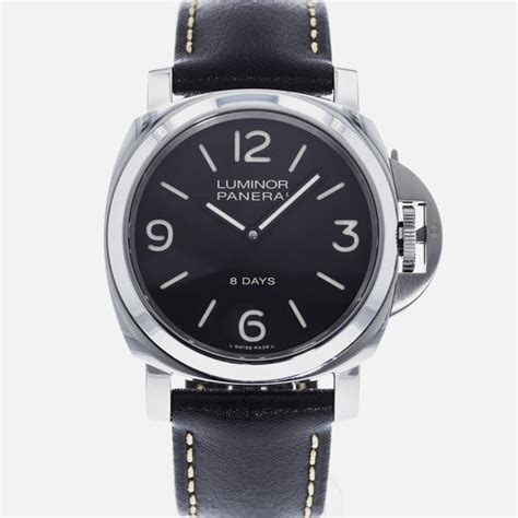 panerai 8 days acciaio|panerai 560.